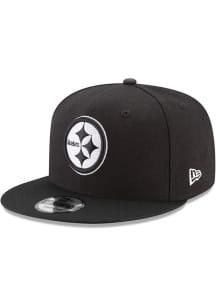 New Era Pittsburgh Steelers Black Basic 9FIFTY Mens Snapback Hat