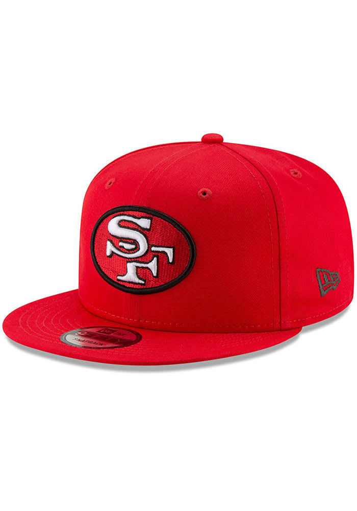 New Era San Francisco 49ers Red Basic 9FIFTY Mens Snapback Hat