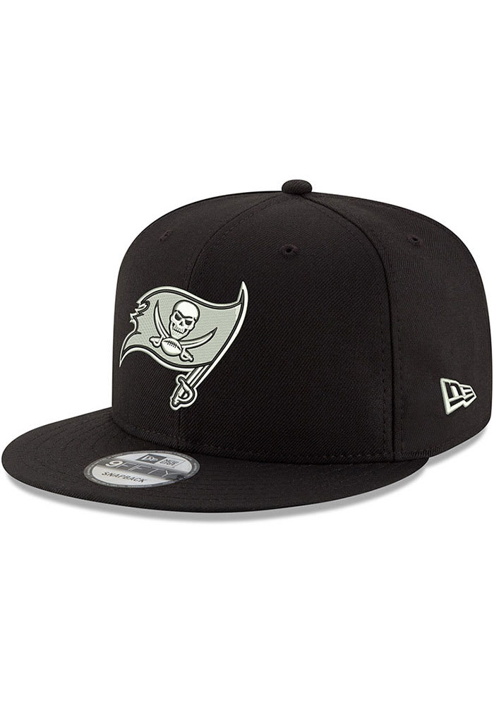 New Era 9Fifty Tampa Bay Buccaneers League Basic Black White Snapback Hat -  Billion Creation