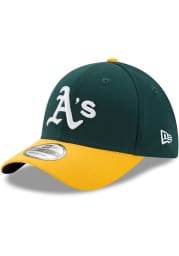 New Era Oakland Athletics Mens Green Team Classic 39THIRTY Flex Hat