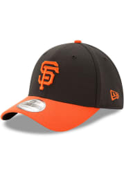New Era San Francisco Giants Mens Black Team Classic 39THIRTY Flex Hat