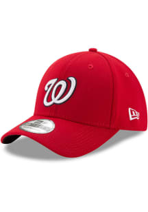 New Era Washington Nationals Mens Red Team Classic 39THIRTY Flex Hat