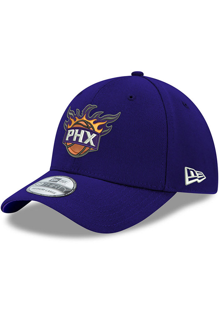 New Era Phoenix Suns Mens Purple Team Classic 39THIRTY Flex Hat