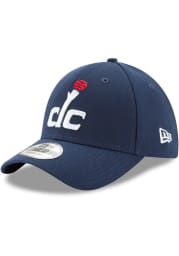 New Era Washington Wizards Mens Navy Blue Team Classic 39THIRTY Flex Hat