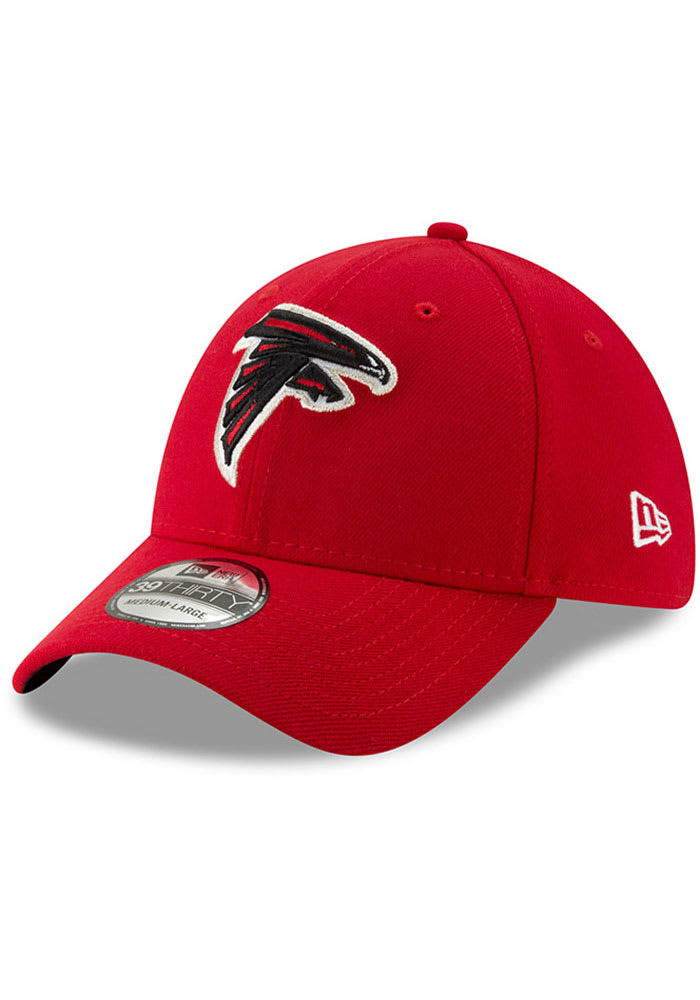 New Era Atlanta Falcons Mens Red Team Classic 39THIRTY Flex Hat