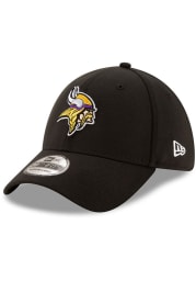 New Era Minnesota Vikings Mens Black Team Classic 39THIRTY Flex Hat