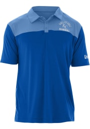 New Era Kansas City Royals Mens Blue Block Short Sleeve Polo