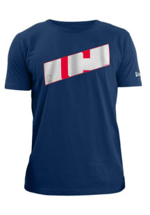 New Era Cleveland Indians Navy Blue Banner Short Sleeve Fashion T Shirt