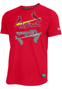 New Era St Louis Cardinals Red Reflection Short Sleeve Fashion T Shirt