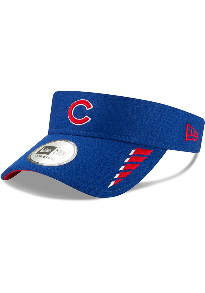 New Era Chicago Cubs Mens Blue Speed Adjustable Visor