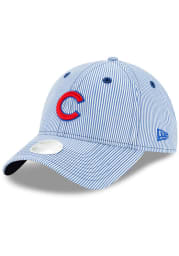 New Era Chicago Cubs Blue Preppy 9TWENTY Womens Adjustable Hat