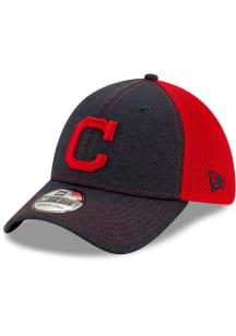 Cleveland Guardians Mens Navy Blue STH Neo 39THIRTY Flex Hat