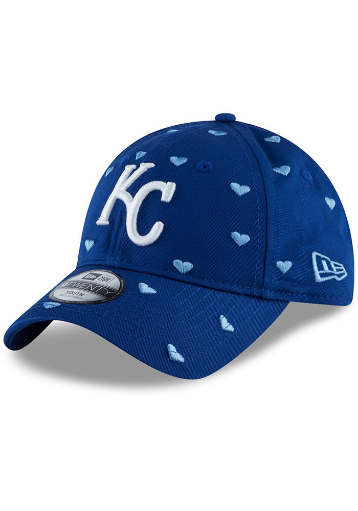 New Era Kansas City Royals Blue Lovely Fan 9TWENTY Youth Adjustable Hat