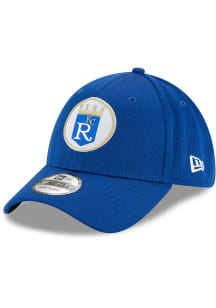 New Era Kansas City Royals Mens Blue 2020 Clubhouse 39THIRTY Flex Hat