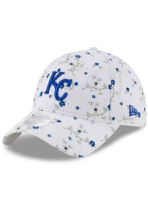 New Era Kansas City Royals White Blossom 9TWENTY Womens Adjustable Hat