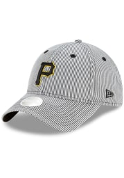 New Era Pittsburgh Pirates Black Preppy 9TWENTY Womens Adjustable Hat