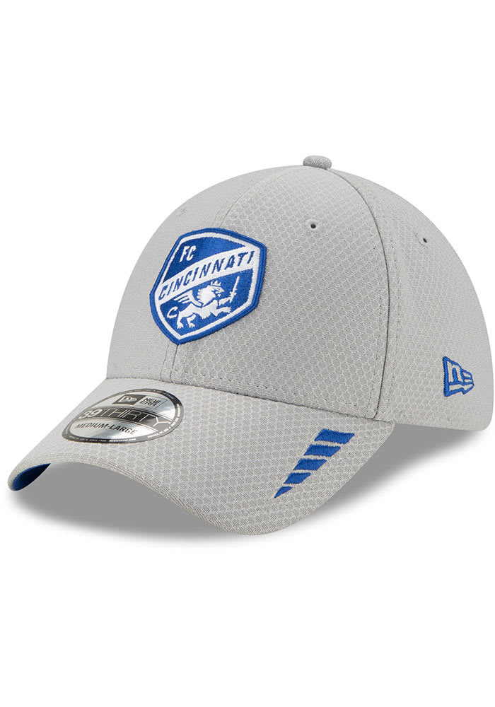 New Era FC Cincinnati Mens Blue Rush 39THIRTY Flex Hat
