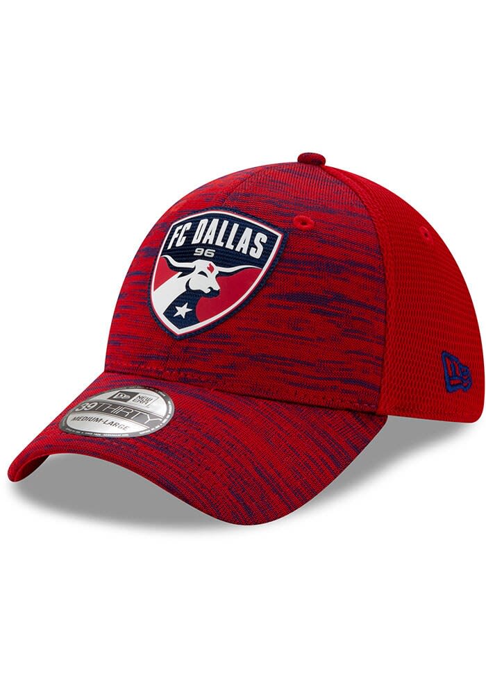 FC Dallas New Era 39THIRTY Trucker Flex Hat - Heather Gray/White