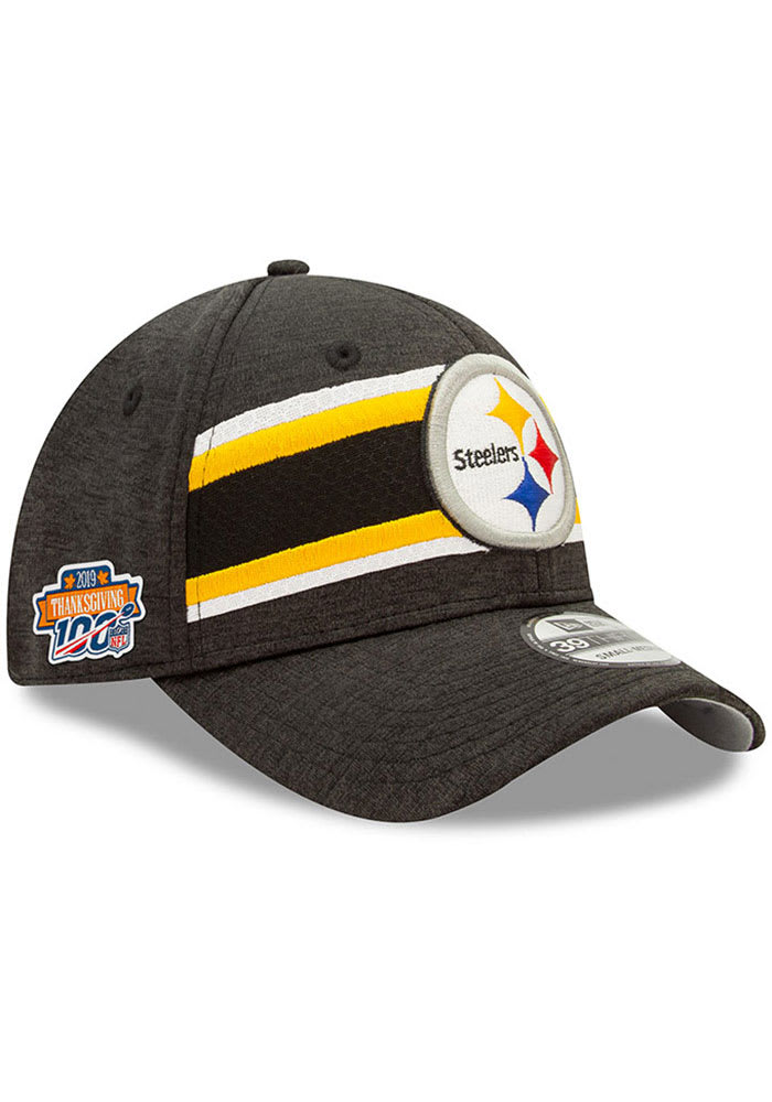 Pittsburgh Steelers New Era 39THIRTY 2019 Sideline Crucial Catch Hat