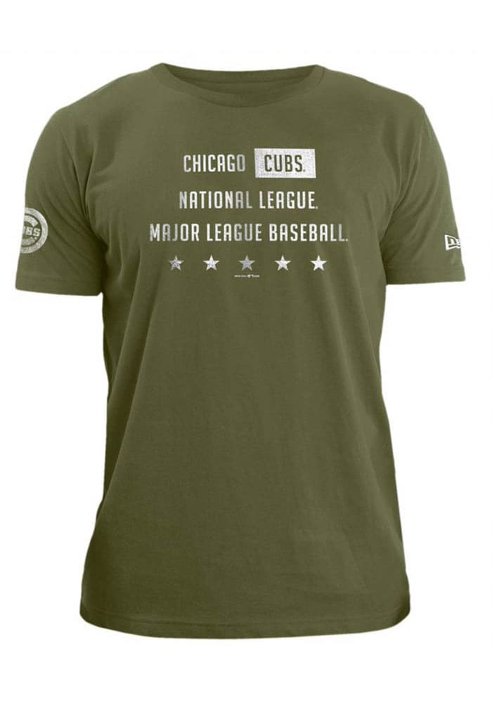 47 Chicago Cubs Grey Throwback Super Rival Short Sleeve T Shirt