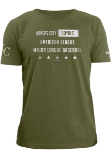 New Era Kansas City Royals Olive Five Stars Short Sleeve T Shirt