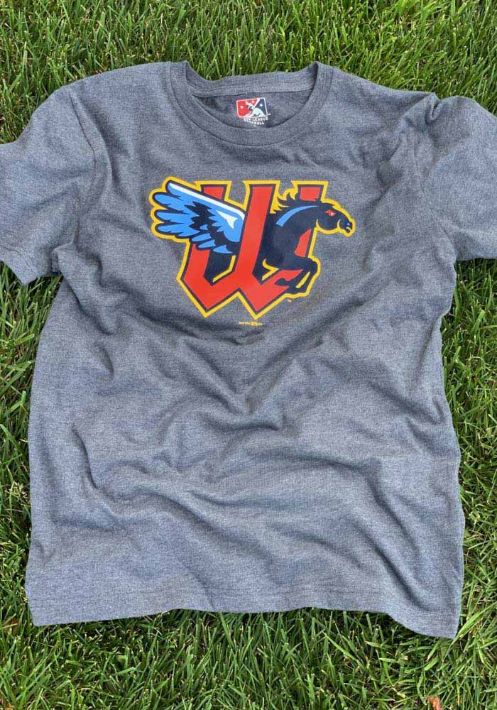 New Era Wichita Wind Surge Navy Blue Primary Logo Short Sleeve T Shirt