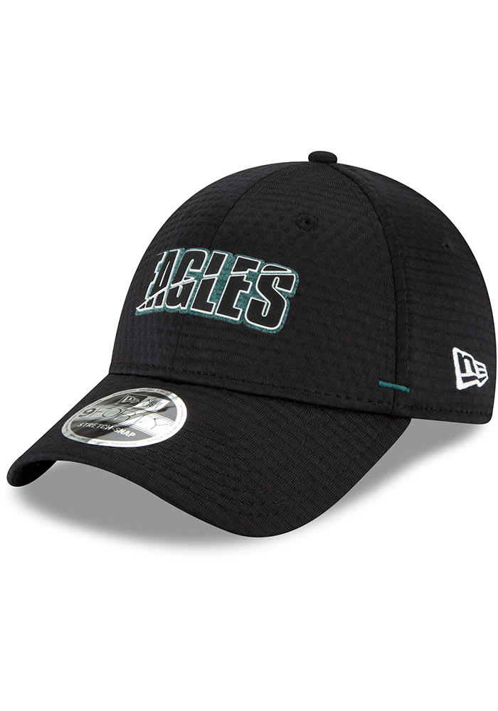 New Era Philadelphia Eagles NFL20 Official Training Stretch Snap 9FORTY Adjustable Hat - Green