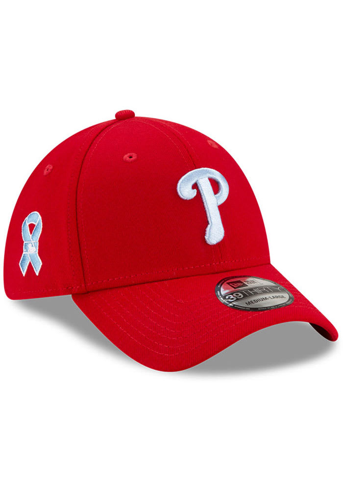 New Era Philadelphia Phillies Mens Red 2021 Fathers Day 39THIRTY Flex Hat