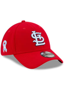 New Era St Louis Cardinals Mens Red 2021 Fathers Day 39THIRTY Flex Hat