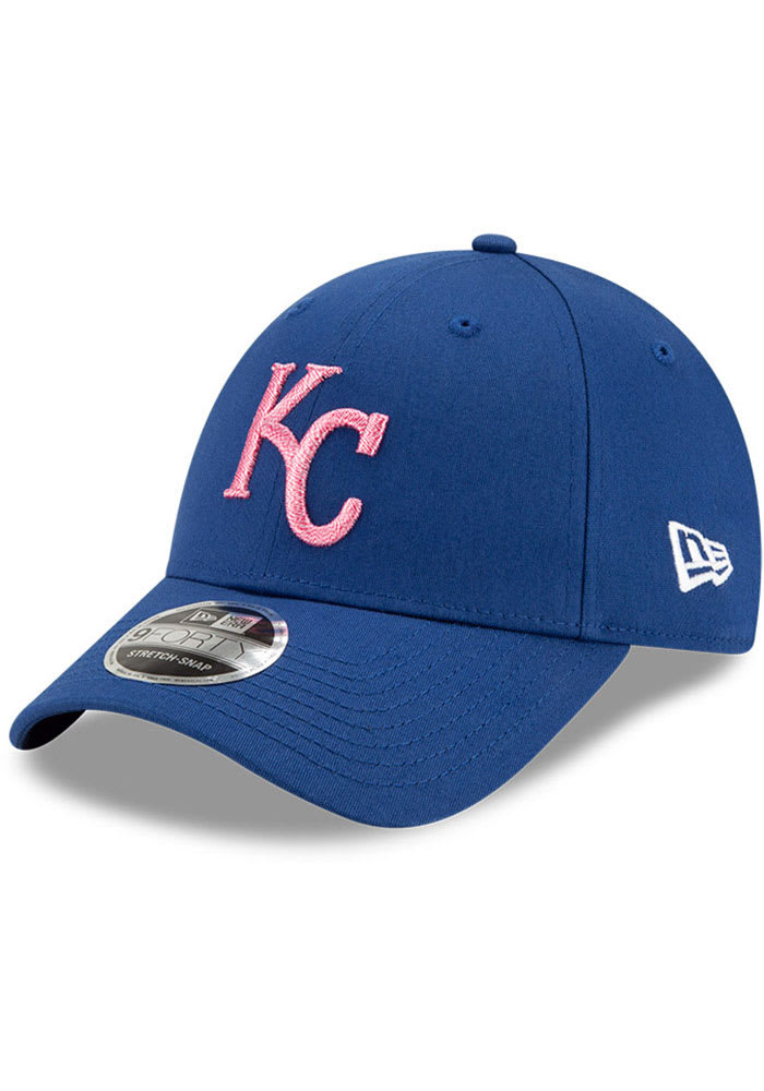 New Era Kansas City Royals 2021 Mothers Day SS 9FORTY Adjustable Hat - Blue
