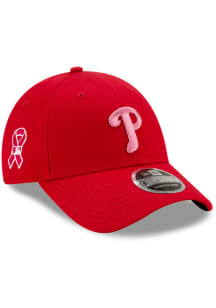 New Era Philadelphia Phillies 2021 Mothers Day SS 9FORTY Adjustable Hat - Red