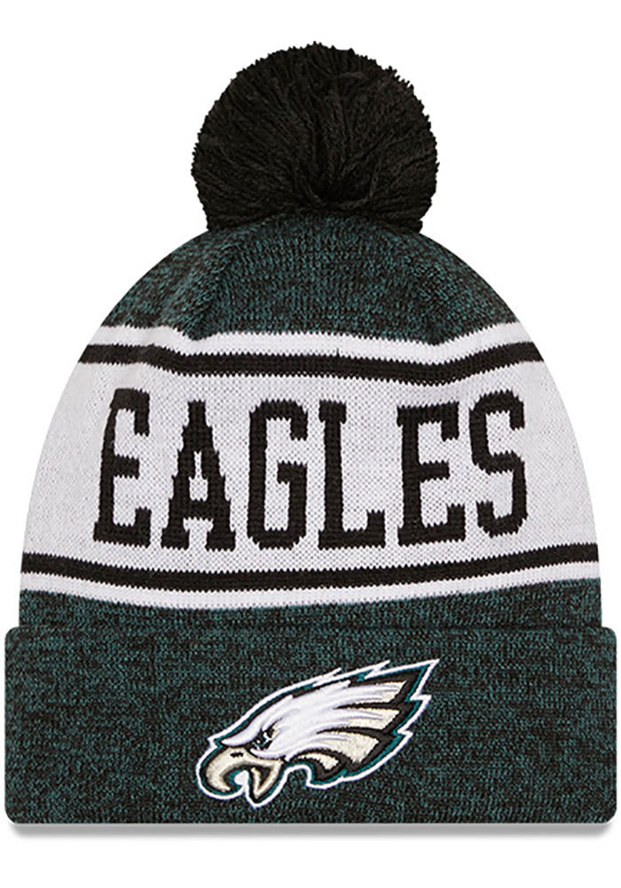 New Era Philadelphia Eagles Green JR Banner Youth Knit Hat