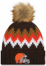 New Era Cleveland Browns Brown W Glacier Womens Knit Hat