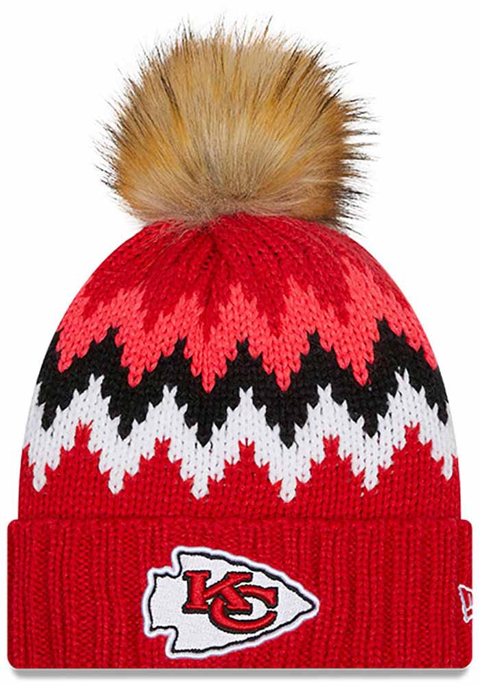New Era Kansas City Chiefs Red W Glacier Womens Knit Hat