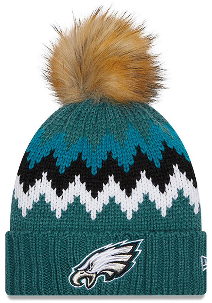 New Era Philadelphia Eagles Green W Glacier Womens Knit Hat