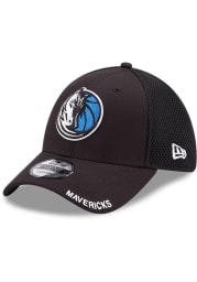 New Era Dallas Mavericks Mens Black Classic Neo 39THIRTY Flex Hat