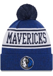 New Era Dallas Mavericks Navy Blue Banner Mens Knit Hat