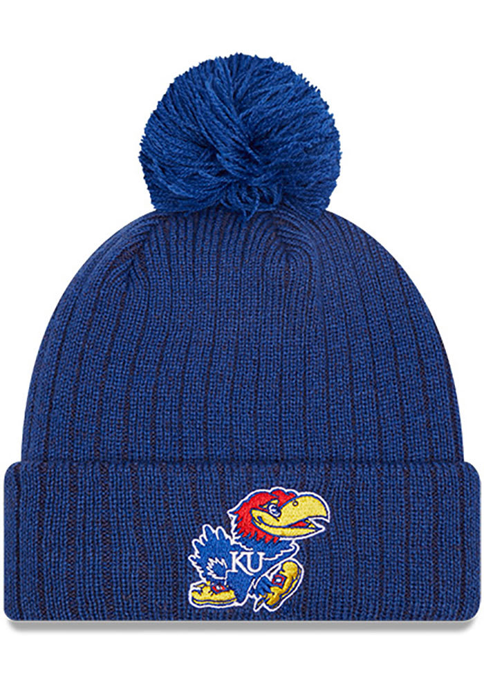 New Era Kansas Jayhawks Blue Breeze Mens Knit Hat