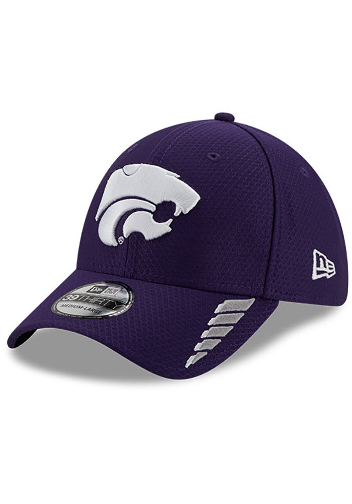 New Era K-State Wildcats Mens Purple Rush 39THIRTY Flex Hat