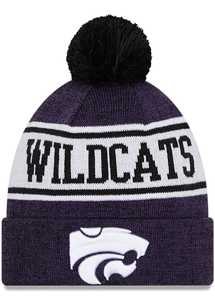 New Era K-State Wildcats Purple Banner Mens Knit Hat