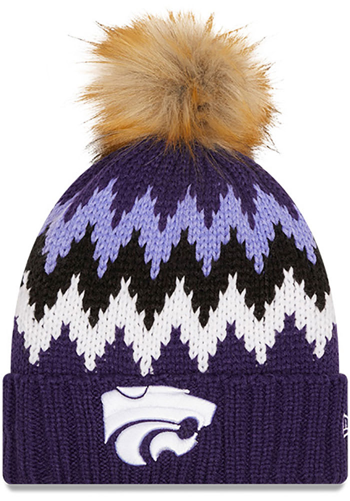 New Era K-State Wildcats Purple W Glacier Womens Knit Hat