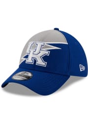 New Era Kentucky Wildcats Mens Blue Bolt 39THIRTY Flex Hat