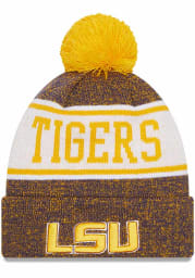 New Era LSU Tigers Purple Banner Mens Knit Hat