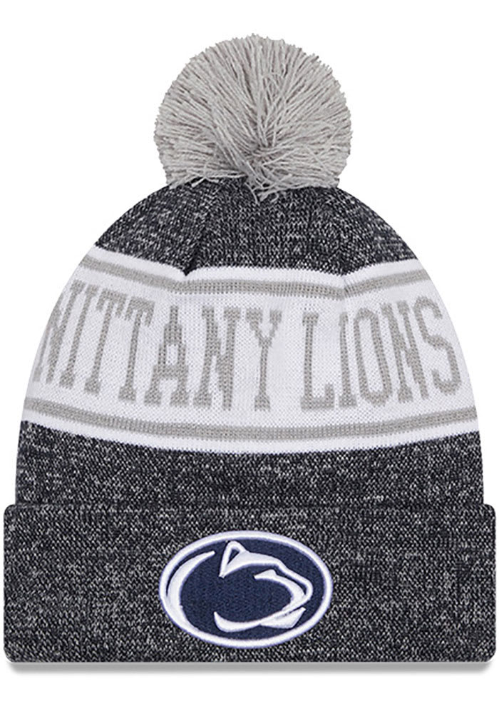 New Era Penn State Nittany Lions Navy Blue Banner Mens Knit Hat