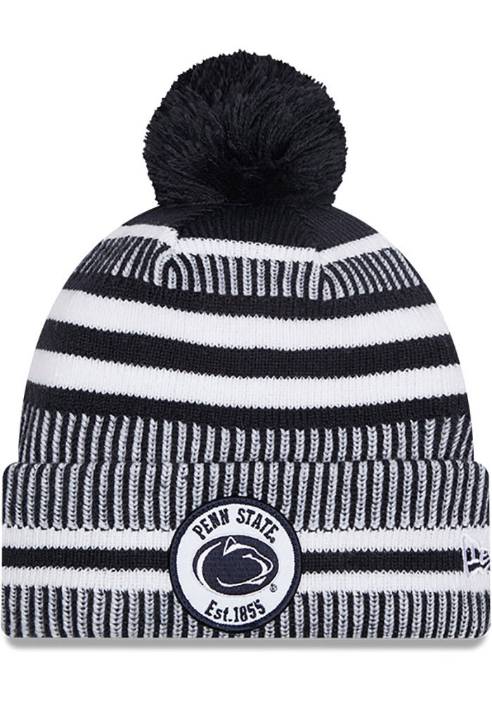 New Era Penn State Nittany Lions Navy Blue NE19 Sport Knit Mens Knit Hat