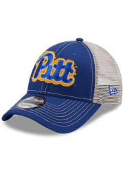 New Era Pitt Panthers Rugged 9FORTY Adjustable Hat - Blue