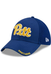 New Era Pitt Panthers Mens Blue Bolt 39THIRTY Flex Hat