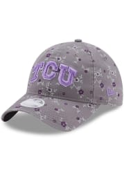 New Era TCU Horned Frogs Grey JR Blossom 9TWENTY Youth Adjustable Hat