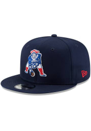 New Era New England Patriots Navy Blue Retro 9FIFTY Mens Snapback Hat
