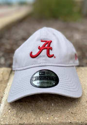 New Era Alabama Crimson Tide Core Classic 9TWENTY Adjustable Hat - Grey
